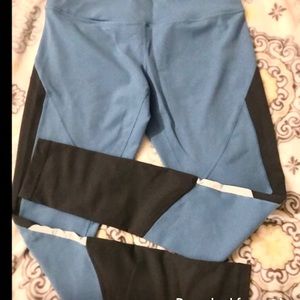 Zella Leggings.Size 8. Smokey Blue/Black.